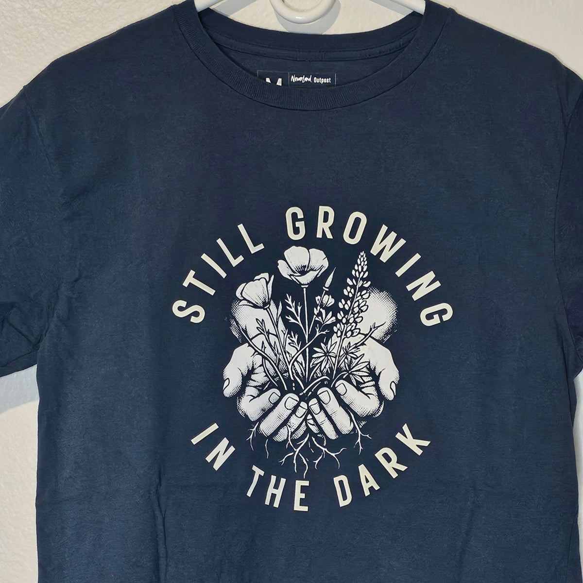 Still Growing in the Dark | Boxy Tee, 100% Cotton