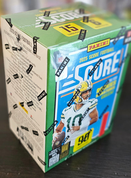 2025 Panini Score NFL Football Blaster Box (90 Cards) – Factory Sealed Sports Trading Cards