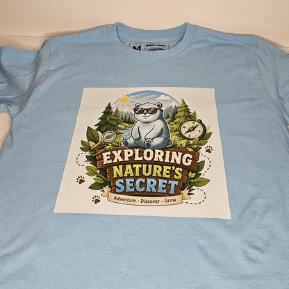 Exploring Nature’s Secret Youth Adventure Tee | 100% Cotton Jersey - NevarLand Outpost