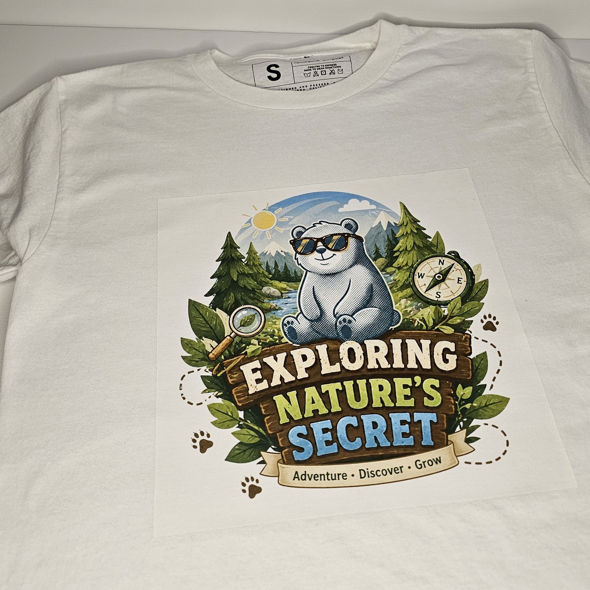 Exploring Nature’s Secret Youth Adventure Tee | 100% Cotton Jersey - NevarLand Outpost