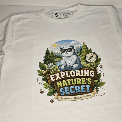 Exploring Nature’s Secret Youth Adventure Tee | 100% Cotton Jersey - NevarLand Outpost