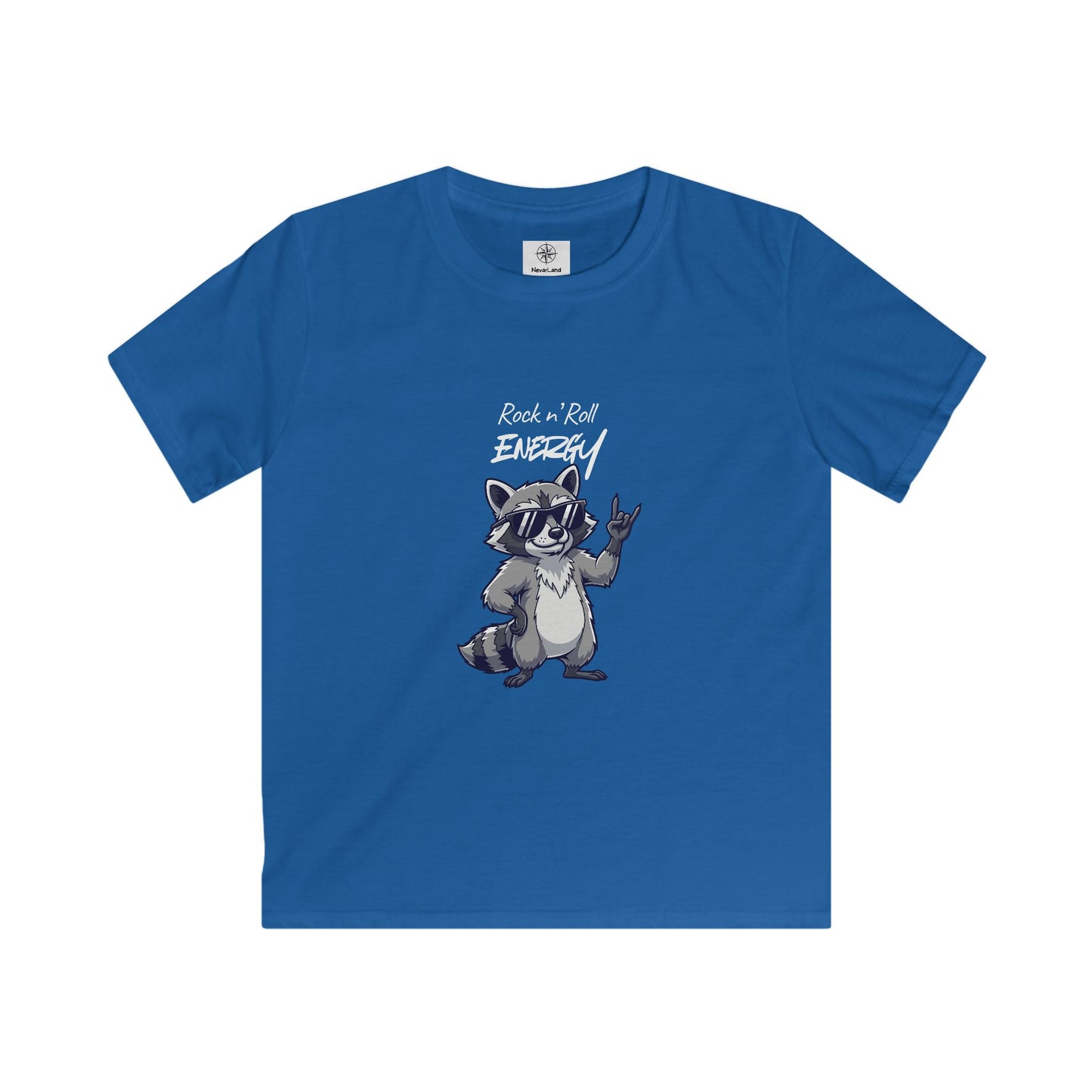 Kids Raccoon "Rock 'n' Roll Energy" Tee - Limited Explorer Drop