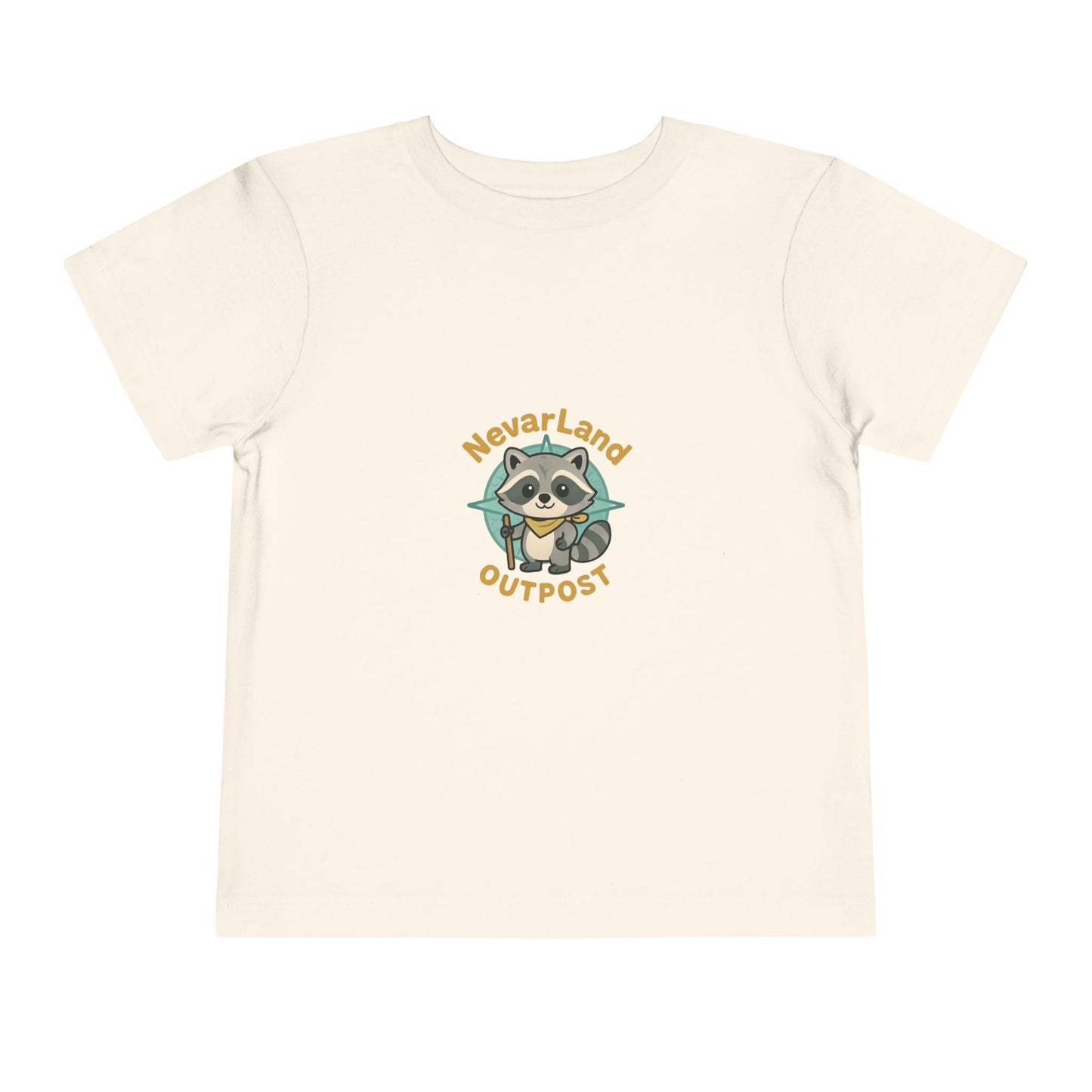 NevarLand Outpost Raccoon Adventure Toddler Tee