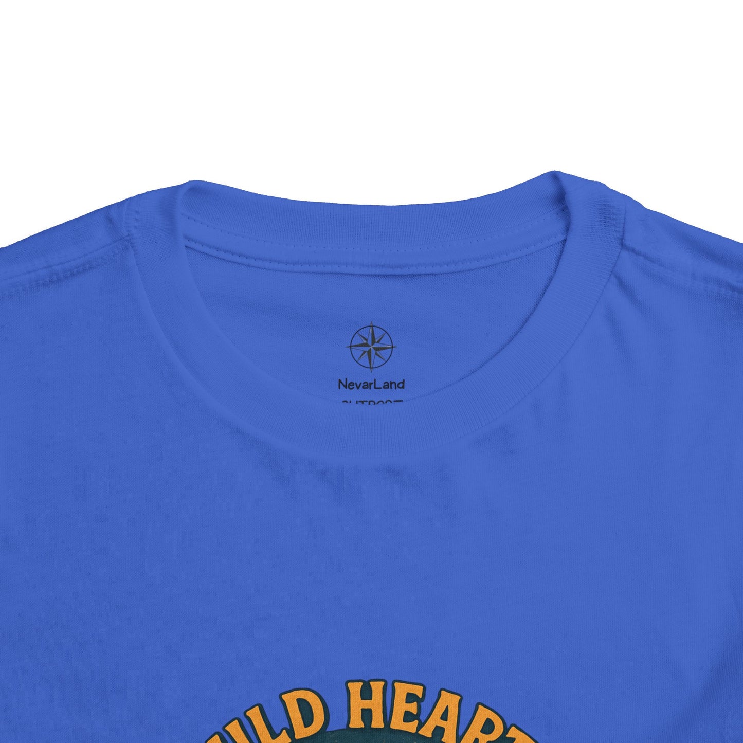 Wild Hearts Never Lost Toddler Tee — Bear Guitar Campfire Kids T-Shirt