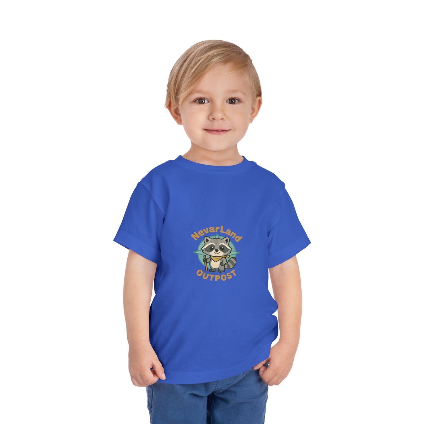 NevarLand Outpost Raccoon Adventure Toddler Tee