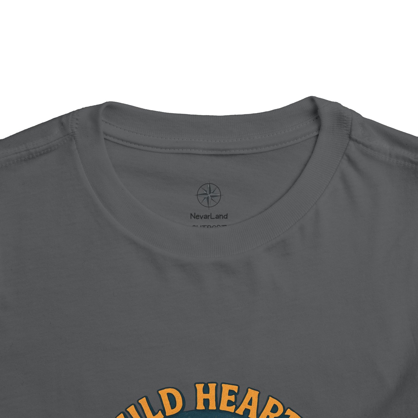 Wild Hearts Never Lost Toddler Tee — Bear Guitar Campfire Kids T-Shirt
