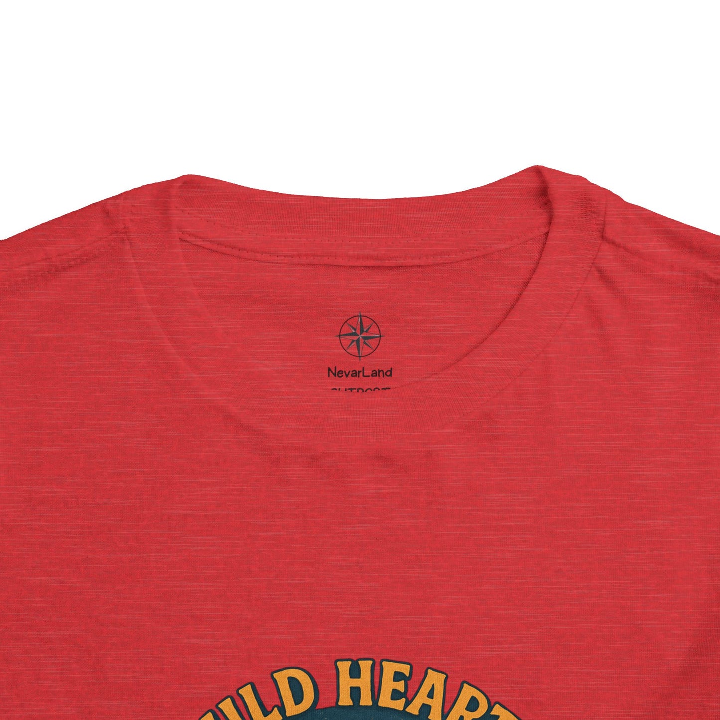 Wild Hearts Never Lost Toddler Tee — Bear Guitar Campfire Kids T-Shirt