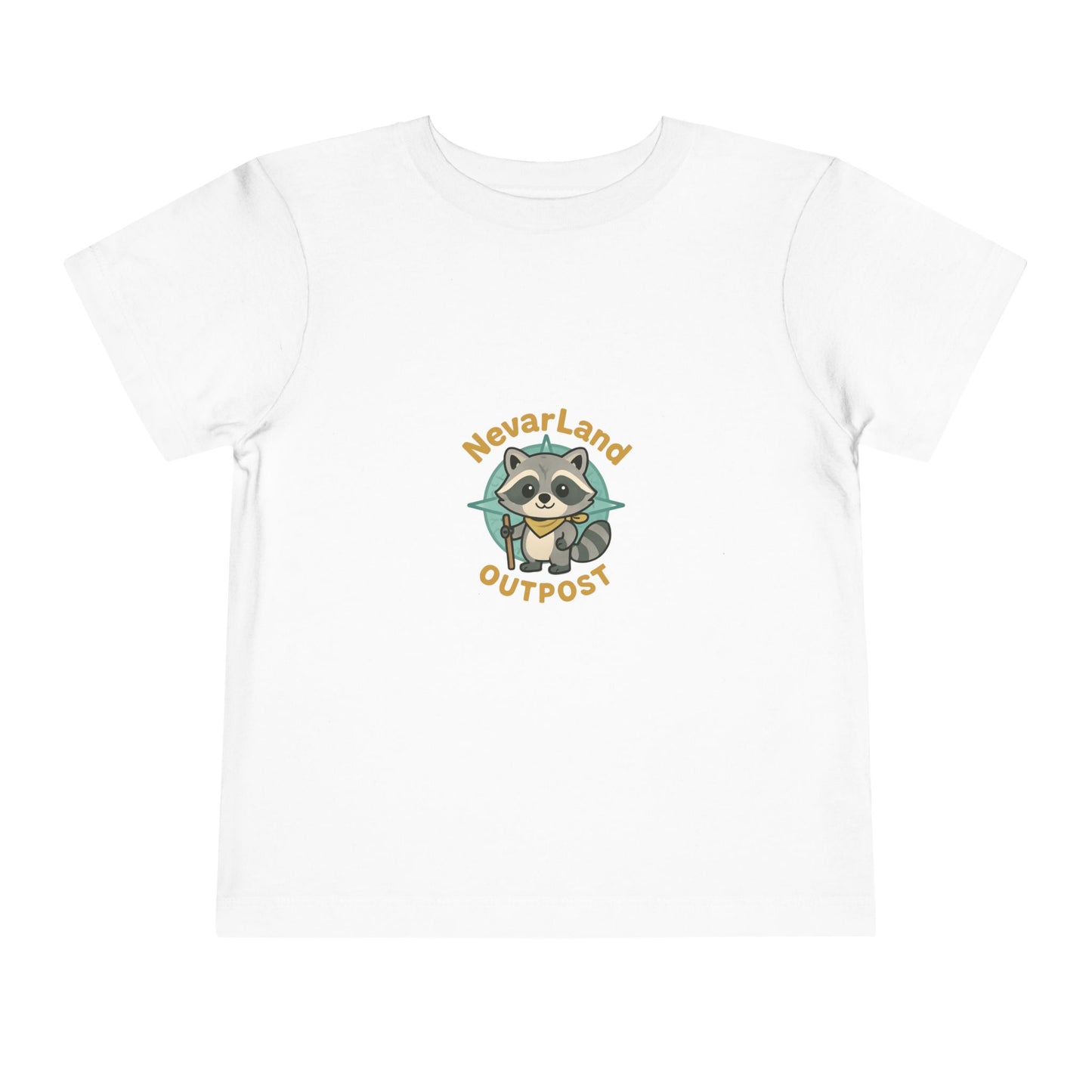 NevarLand Outpost Raccoon Adventure Toddler Tee