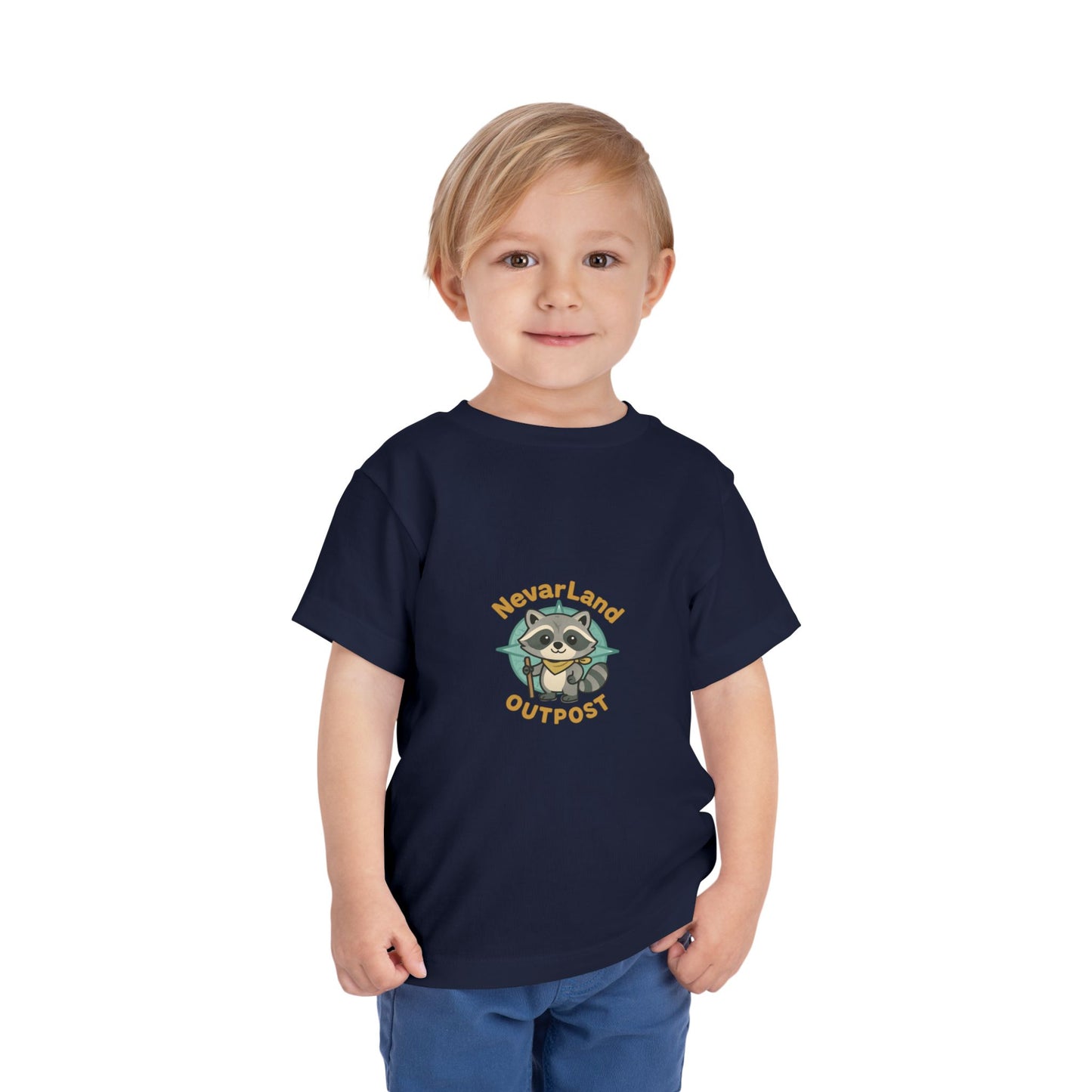 NevarLand Outpost Raccoon Adventure Toddler Tee