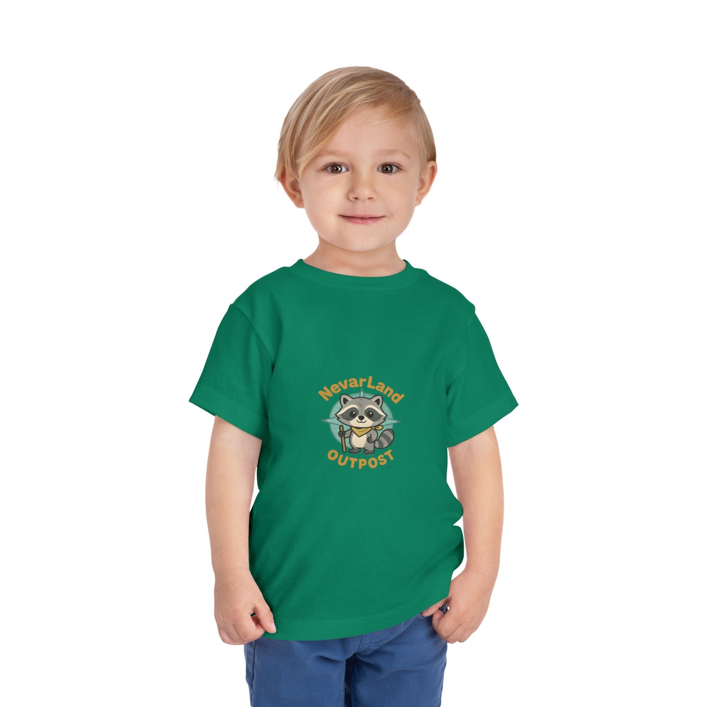 NevarLand Outpost Raccoon Adventure Toddler Tee