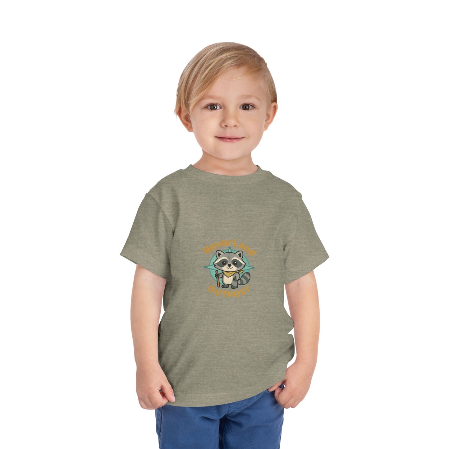 NevarLand Outpost Raccoon Adventure Toddler Tee