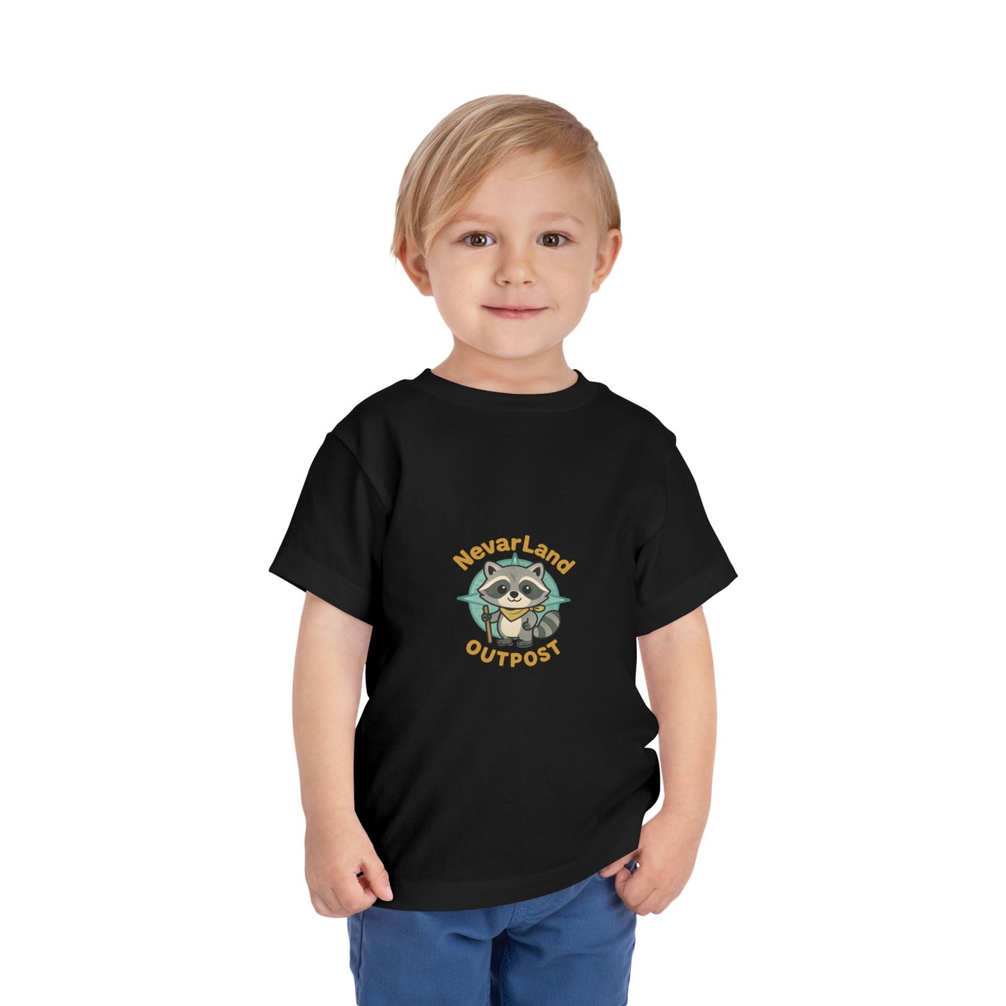 NevarLand Outpost Raccoon Adventure Toddler Tee