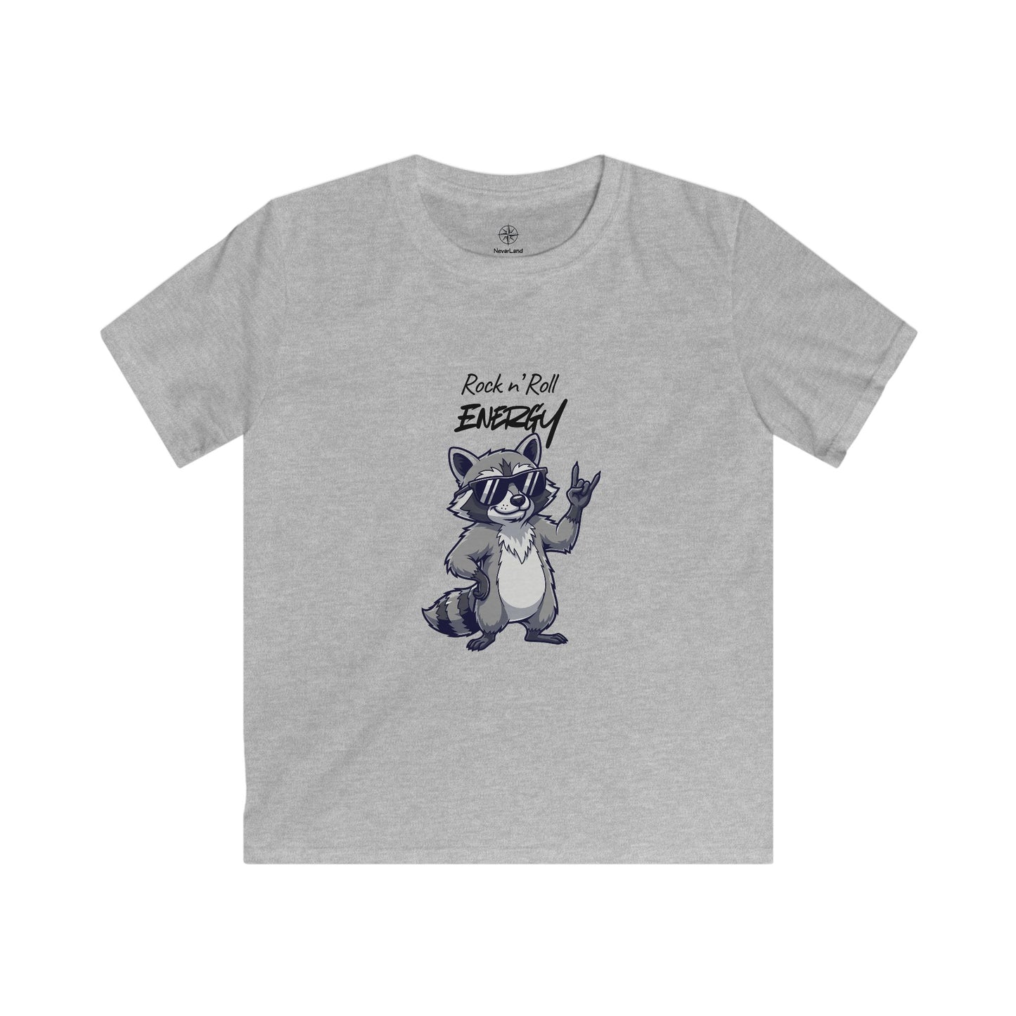 Kids Raccoon "Rock 'n' Roll Energy" Tee - Limited Explorer Drop