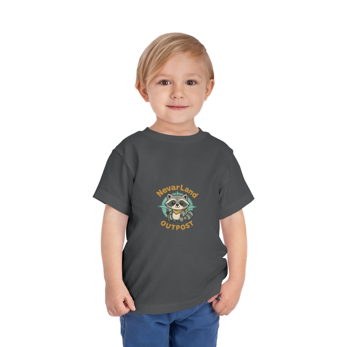 NevarLand Outpost Raccoon Adventure Toddler Tee