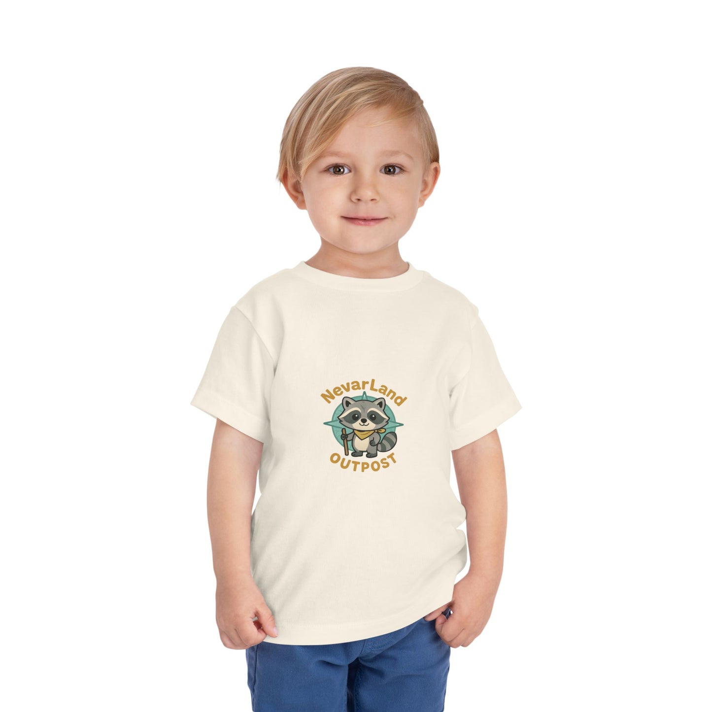 NevarLand Outpost Raccoon Adventure Toddler Tee