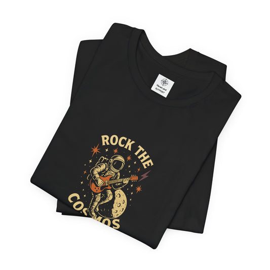Rock the Cosmos T-Shirt — "Rock the Cosmos" Graphic Tee for Space Lovers
