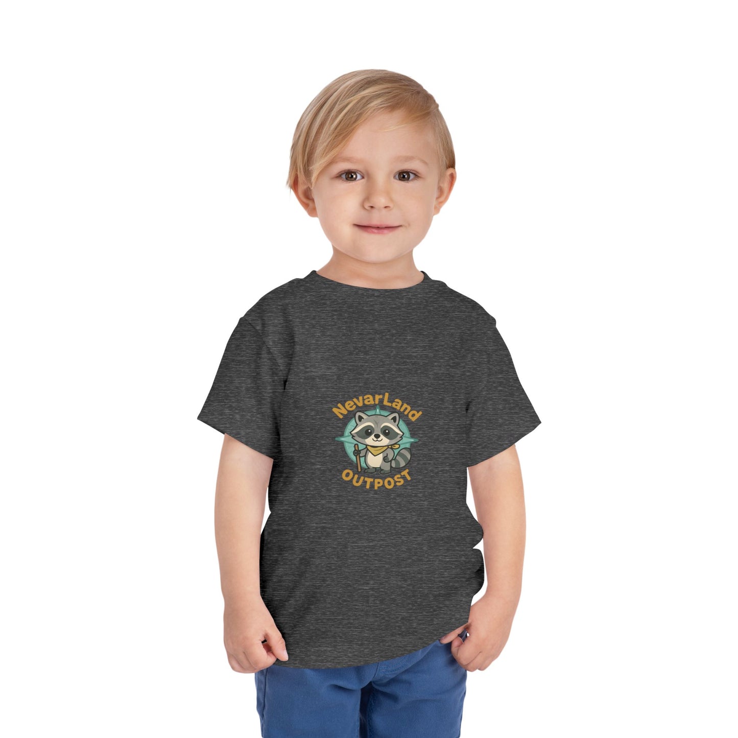 NevarLand Outpost Raccoon Adventure Toddler Tee