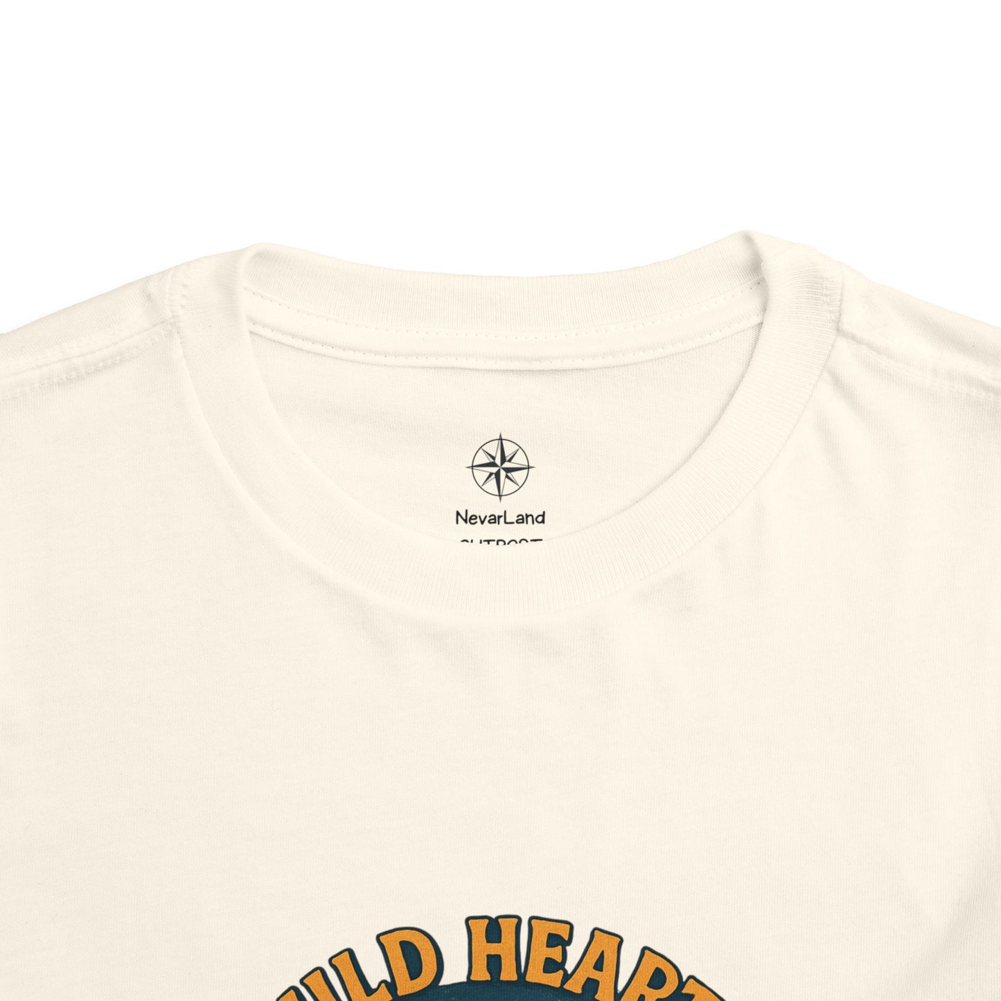 Wild Hearts Never Lost Toddler Tee — Bear Guitar Campfire Kids T-Shirt