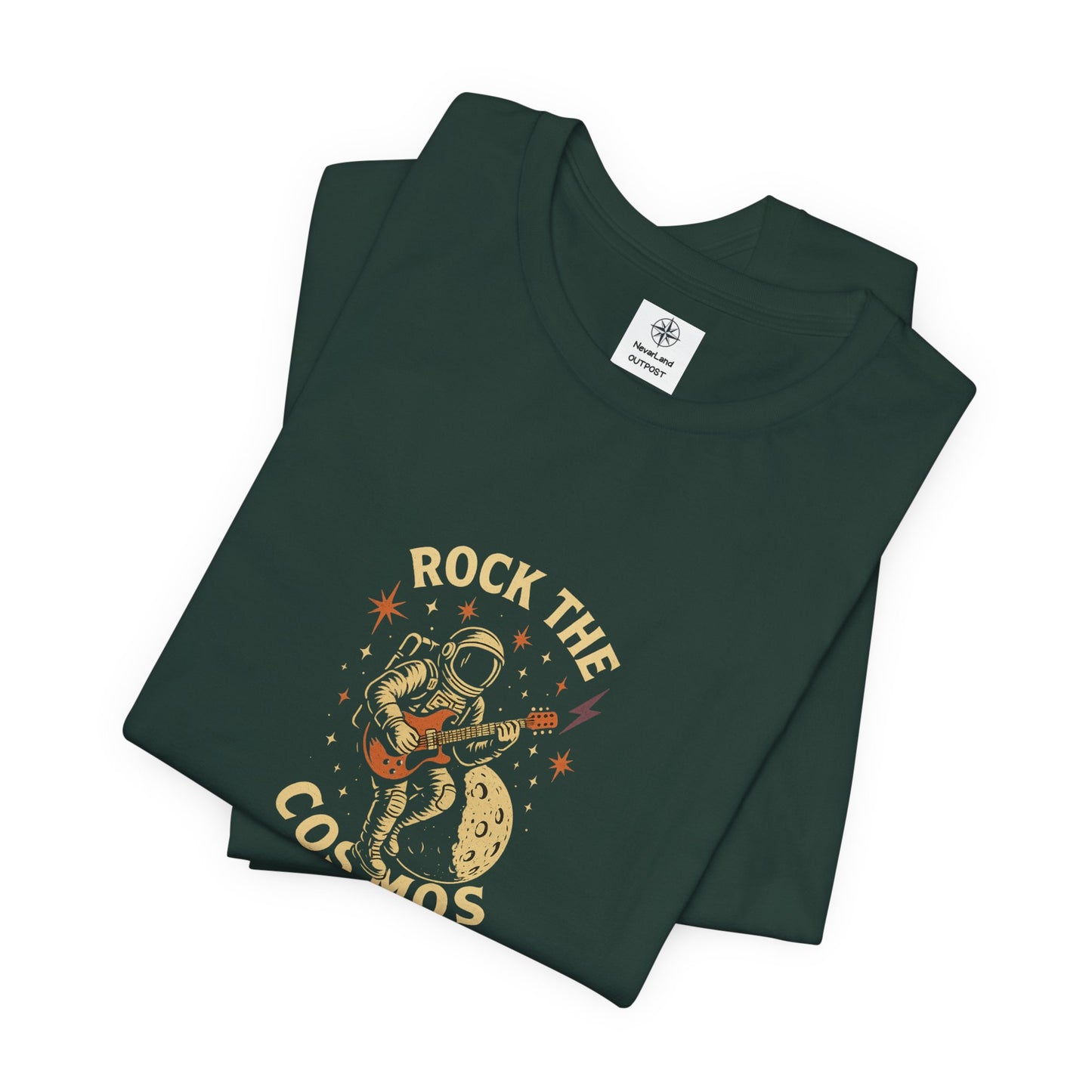 Rock the Cosmos T-Shirt — "Rock the Cosmos" Graphic Tee for Space Lovers