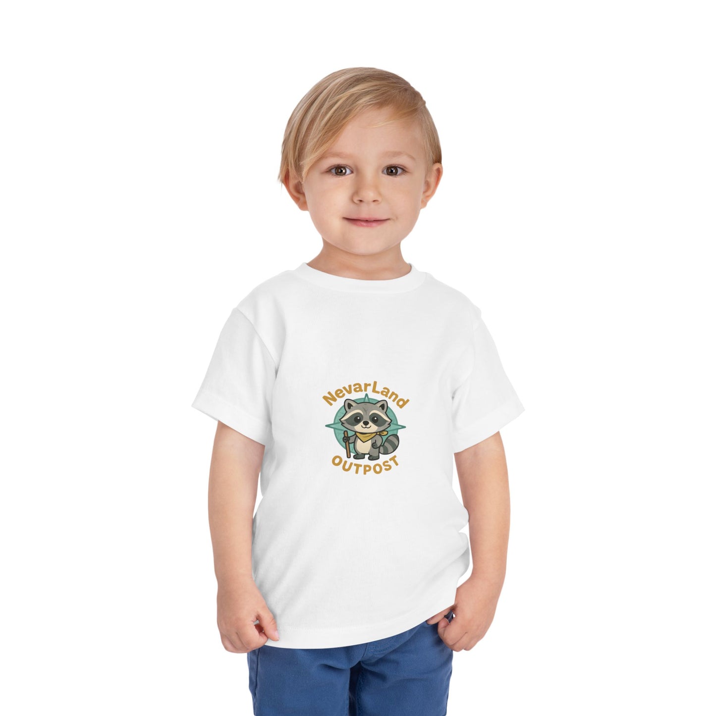 NevarLand Outpost Raccoon Adventure Toddler Tee