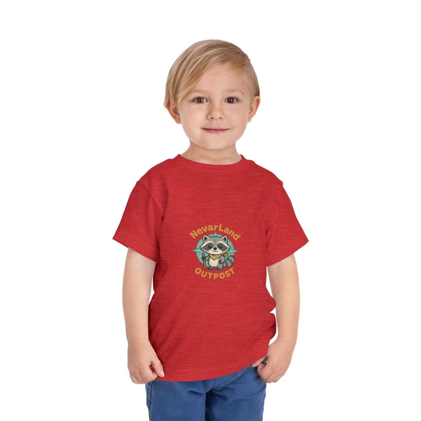 NevarLand Outpost Raccoon Adventure Toddler Tee