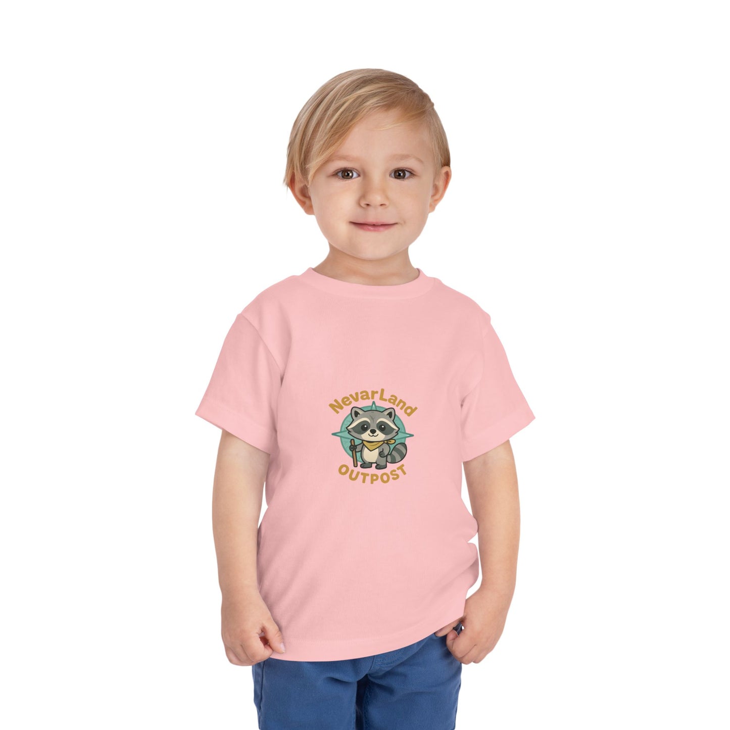 NevarLand Outpost Raccoon Adventure Toddler Tee