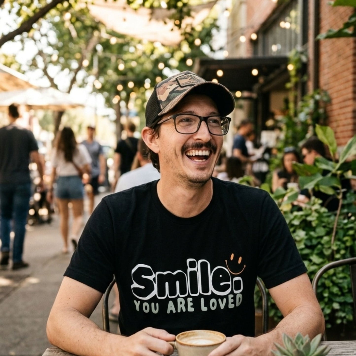 Smile. You Are Loved | Tee, Premium Soft Unisex Blend