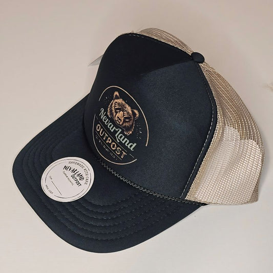 NevarLand Bear Trucker Hat — California Made