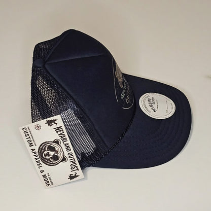 NevarLand Bear Trucker Hat — California Made