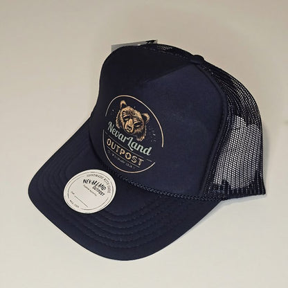 NevarLand Bear Trucker Hat — California Made