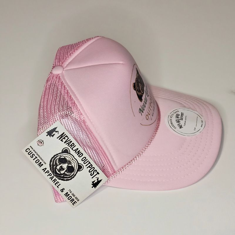 NevarLand Bear Trucker Hat — California Made