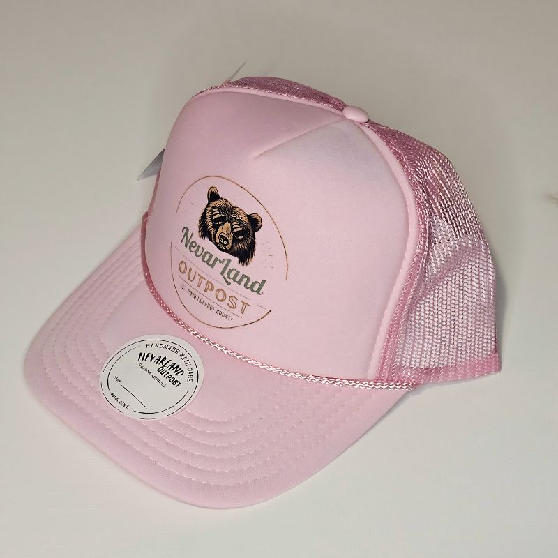 NevarLand Bear Trucker Hat — California Made
