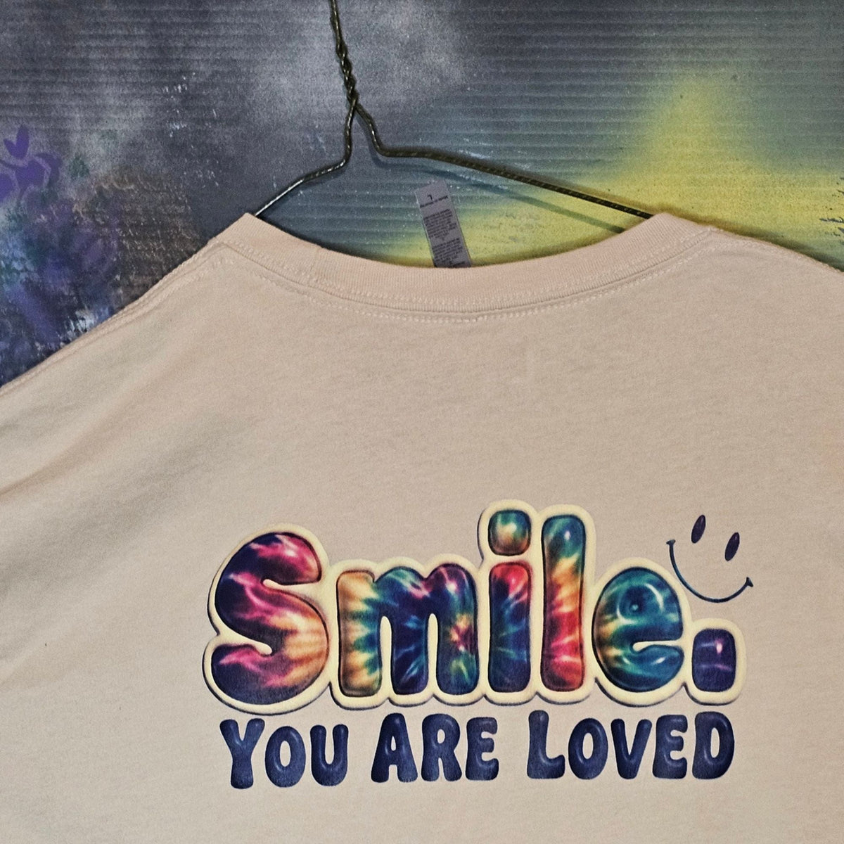 Smile You Are Loved 100% cotton tee by NevarLand Outpost