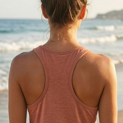 New Wave | Women's Racerback Tank, CVC Blend