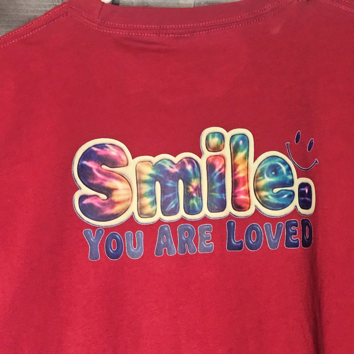 Smile You Are Loved 100% cotton tee by NevarLand Outpost