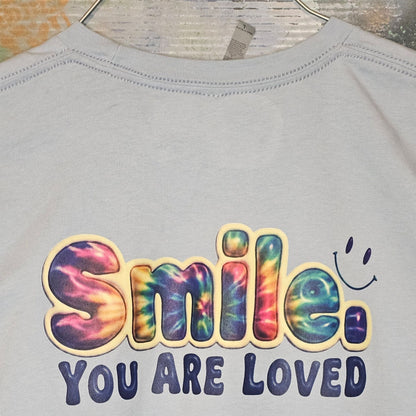 Smile You Are Loved 100% cotton tee by NevarLand Outpost