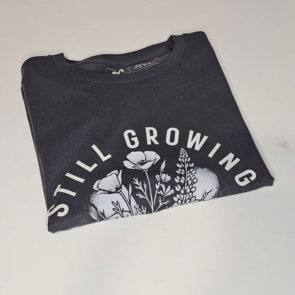 Still Growing in the Dark | Boxy Tee, 100% Cotton