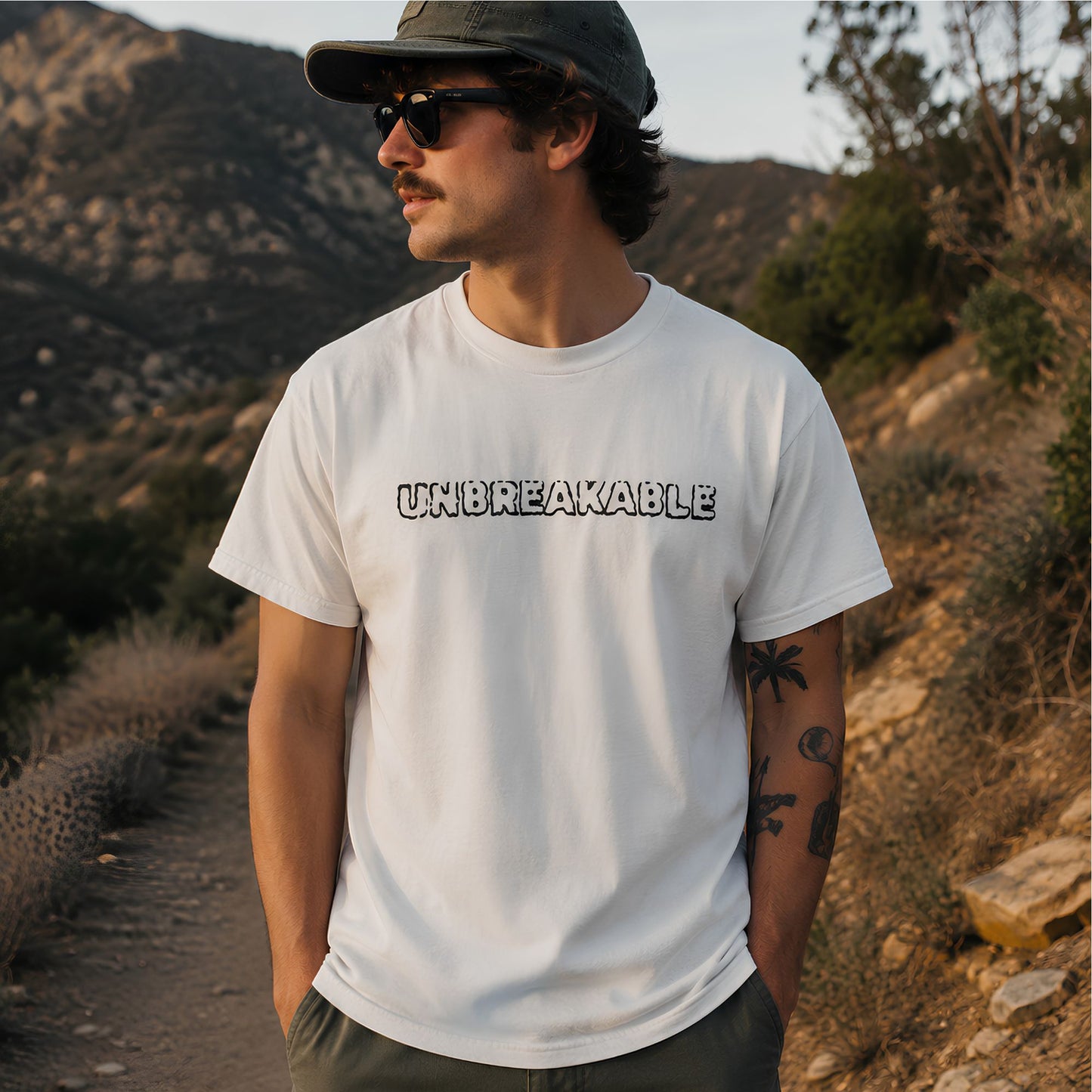 UNBREAKABLE Inspirational Graphic Tee | Soft Premium Unisex Shirt