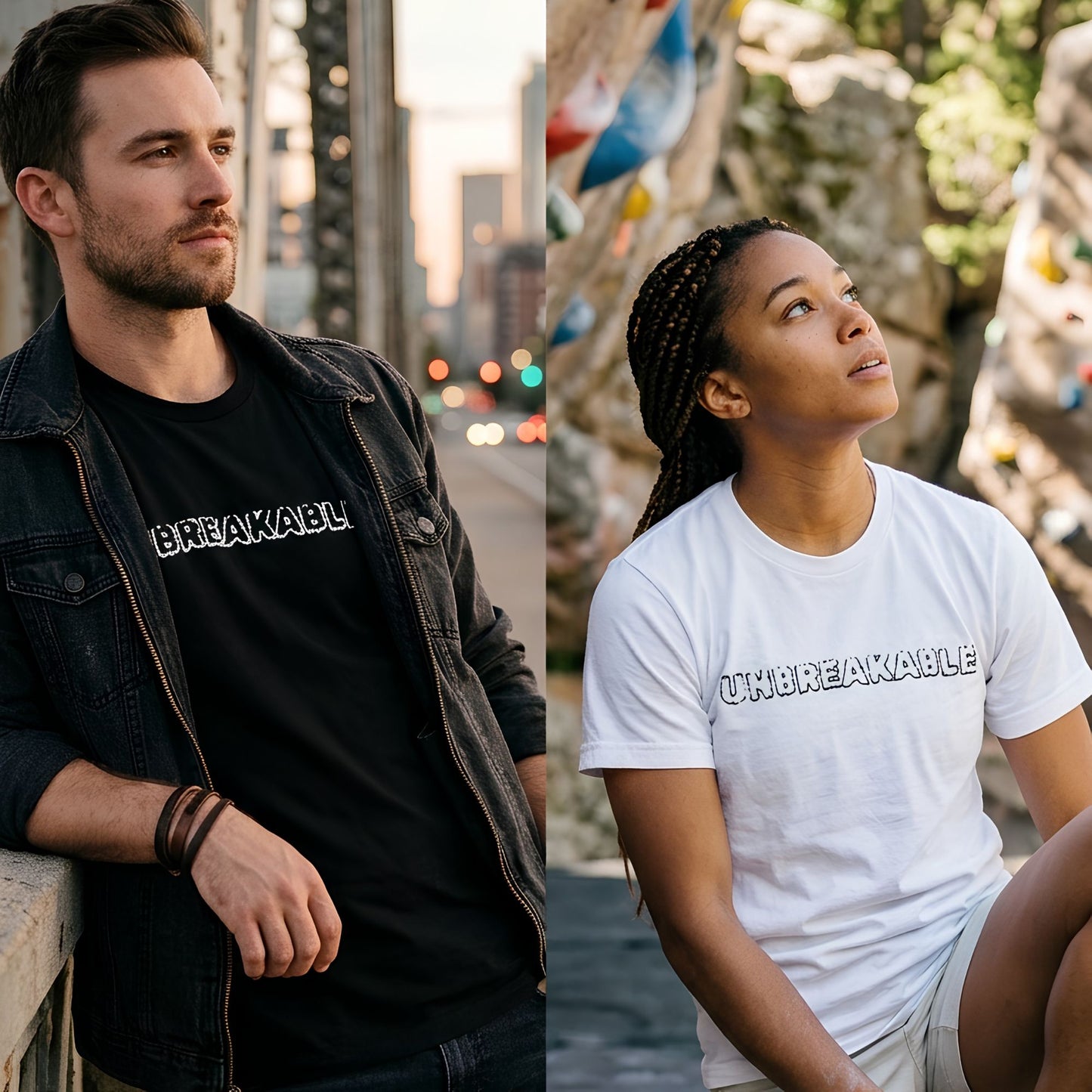 UNBREAKABLE Inspirational Graphic Tee | Soft Premium Unisex Shirt